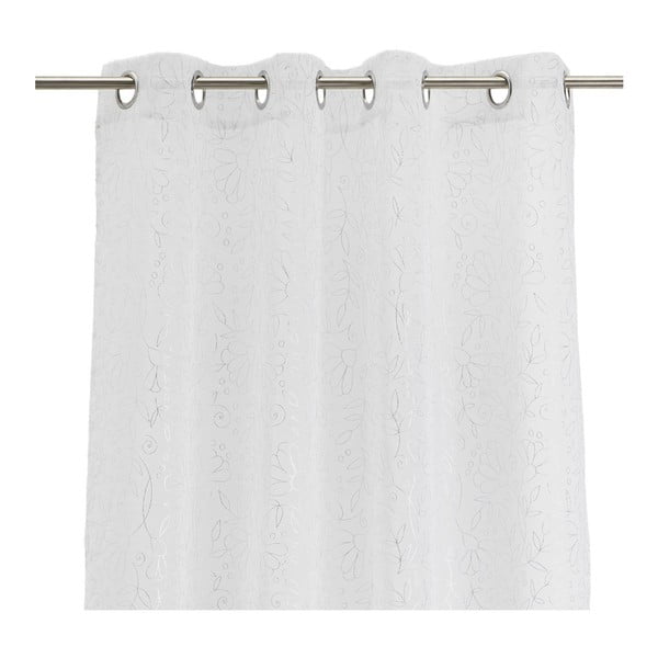 Balts/sudraba krāsas dienas aizkars 140x260 cm Pucka – Casa Selección