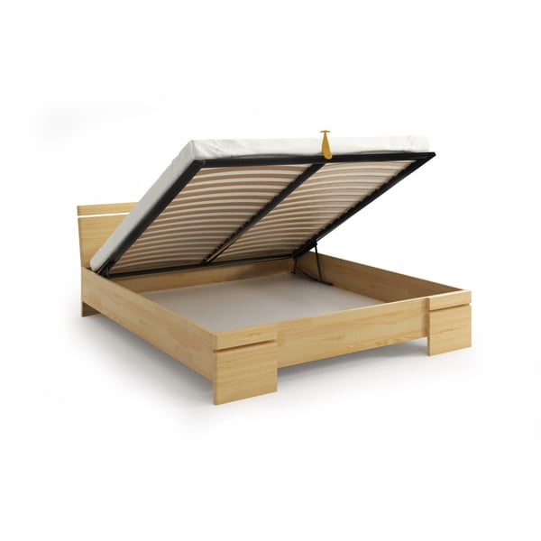 Divguļamā gulta no priedes koka ar uzglabāšanas vietu SKANDICA Sparta Maxi, 180 x 200 cm-image-4