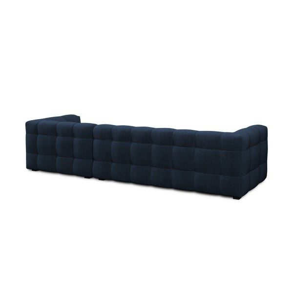 Zils samta stūra dīvāns Windsor & Co Sofas Vesta, labais stūris-image-4