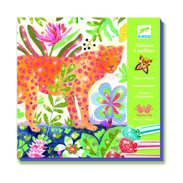 Smilšu mākslas komplekts Djeco Tropical Animals-image-1