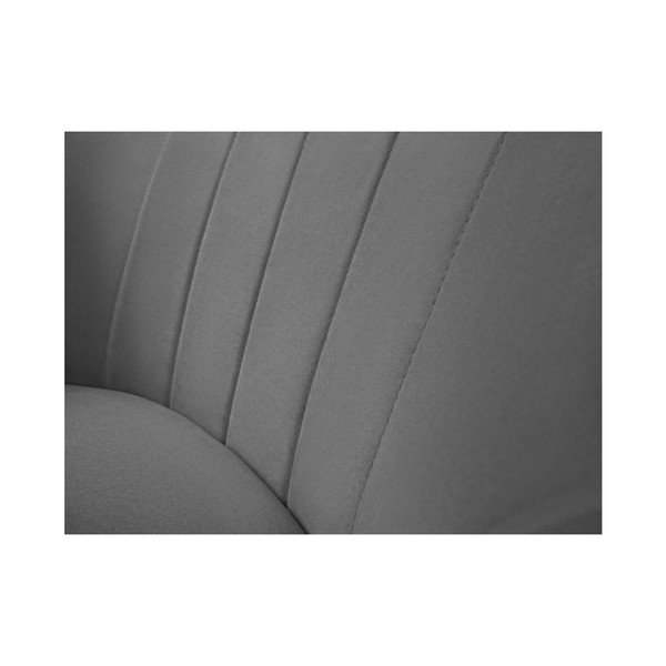 Pelēks samta atpūtas krēsls Mazzini Sofas Sardaigne-image-3