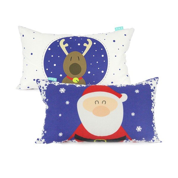 Apmaināms spilvendrānas Mr. Fox Christmas, 50 x 30 cm