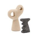 Akmens statuetes (2 gab.) (augstums 23 cm) Arif – Kave Home