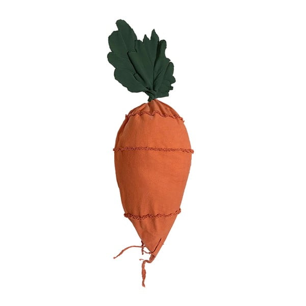 Zaļš/oranžs bērnu pufs Cathy the Carrot – Lorena Canals