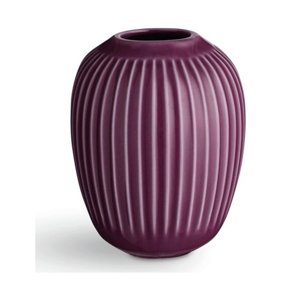Violeta keramikas vāze Kähler Design Hammershoi, augstums 10 cm