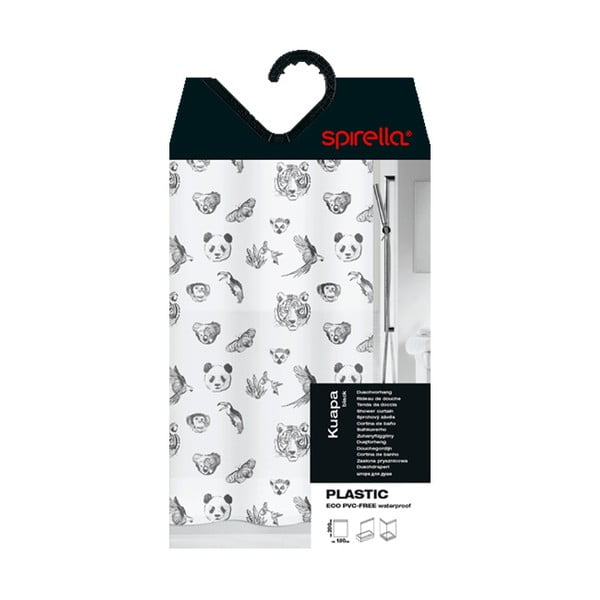 Dušas aizkars 180x200 cm Kuapa – Spirella-image-2