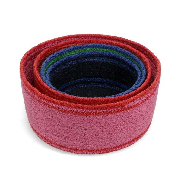 Džutas uzglabāšanas grozi (4 gab.) ø 23x11 cm – Rex London-image-2