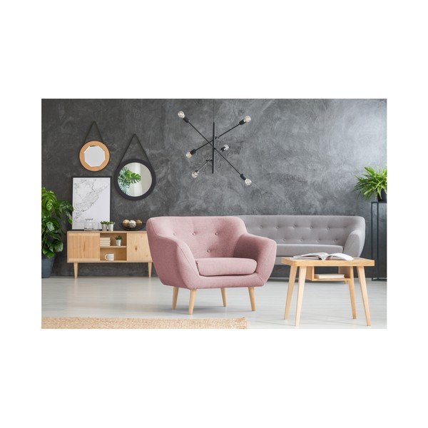 Rozā krēsls ar gaišām kājām Mazzini Sofas Sicile-image-4