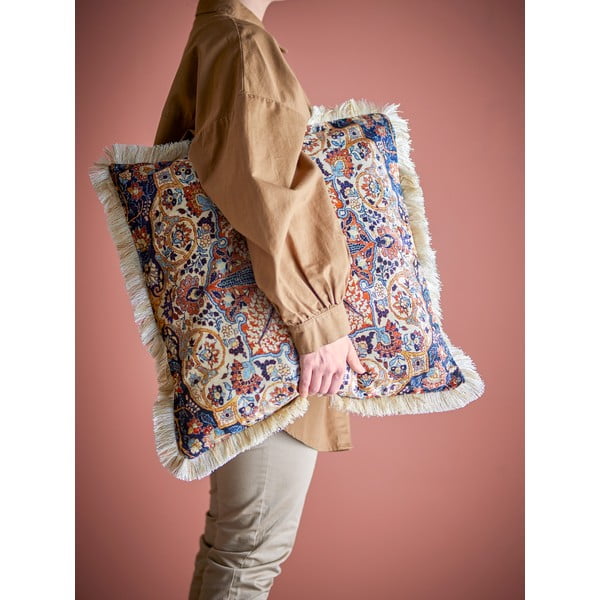 Dekoratīvais spilvens no kokvilnas maisījuma 50x50 cm Asu – Bloomingville-image-1