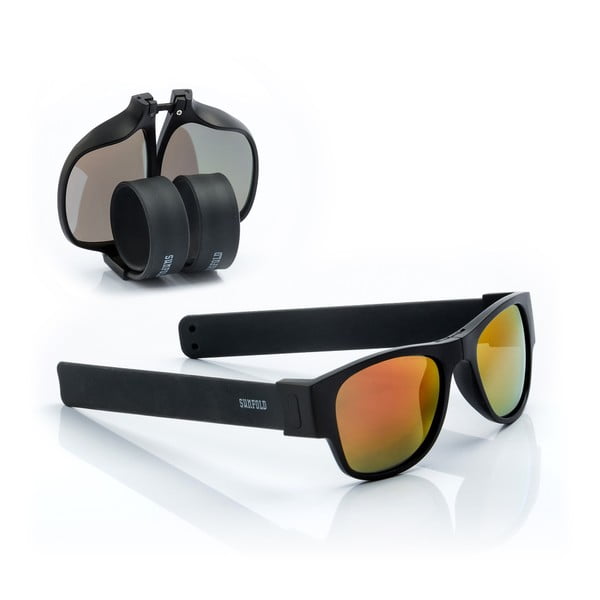 Melnas un oranžas InnovaGoods Sunfold ES2 saulesbrilles