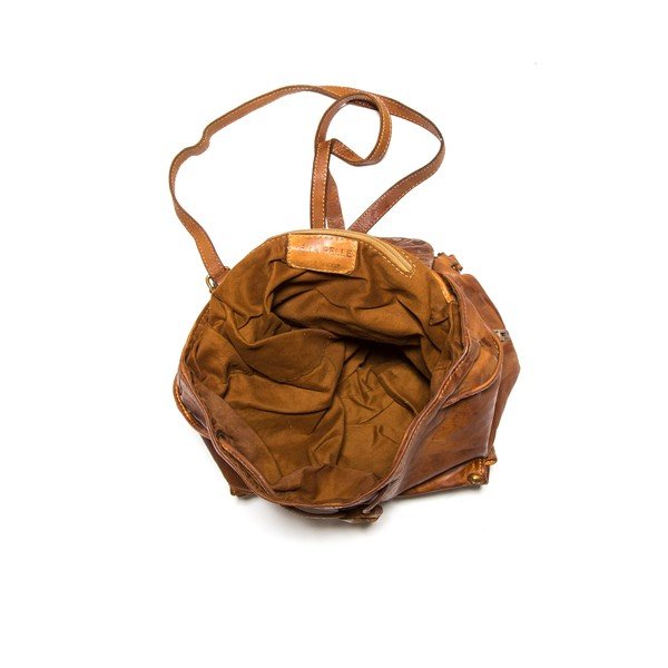 Ādas mugursoma Anna Luchini 8 Cognac-image-2