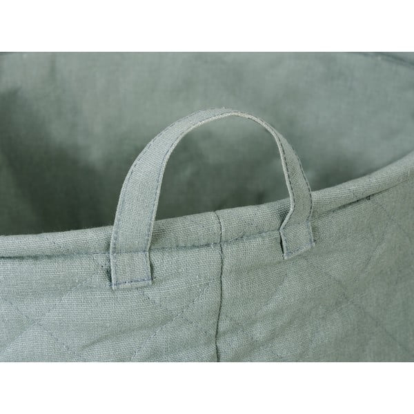 Gaiši zaļš tekstila veļas grozs 67 l Tom Tailor – Wenko-image-4