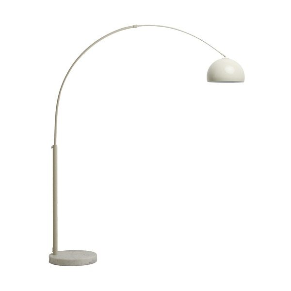 Balta stāvlampa ar metāla abažūru (augstums 160 cm) Madali – Kave Home