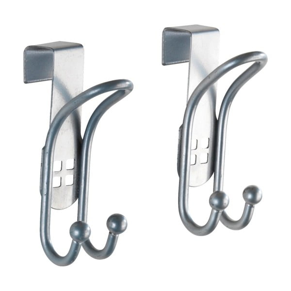 2 durvju āķu komplekts sudraba krāsā Wenko Door Hook-image-1