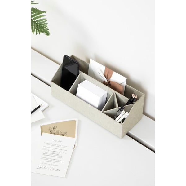 Kartona organizators kancelejas piederumiem Elisa Canvas Paper Laminate – Bigso-image-1