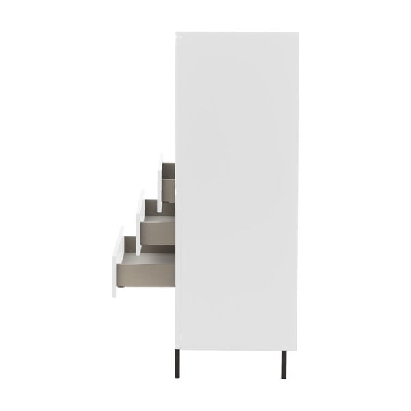 Balta augsta kumode 120x133 cm Plain – Tenzo-image-4