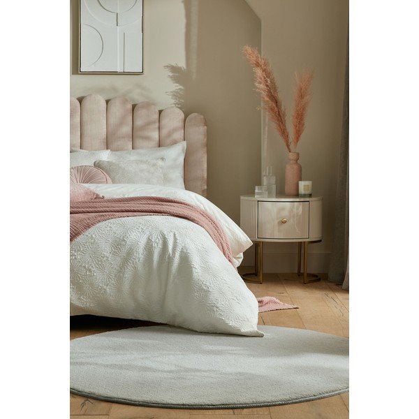 Gaiši pelēks apaļš paklājs 133x133 cm – Flair Rugs-image-2