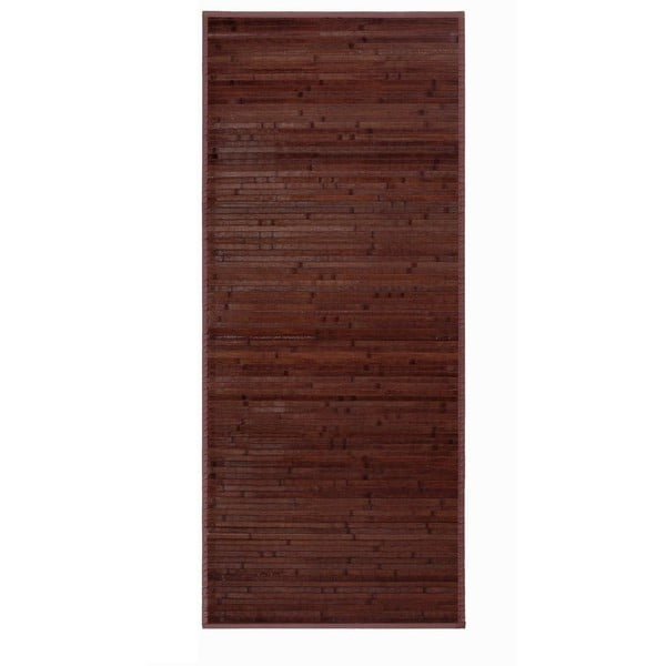 Tumši brūns bambusa paklājs 75x175 cm – Casa Selección