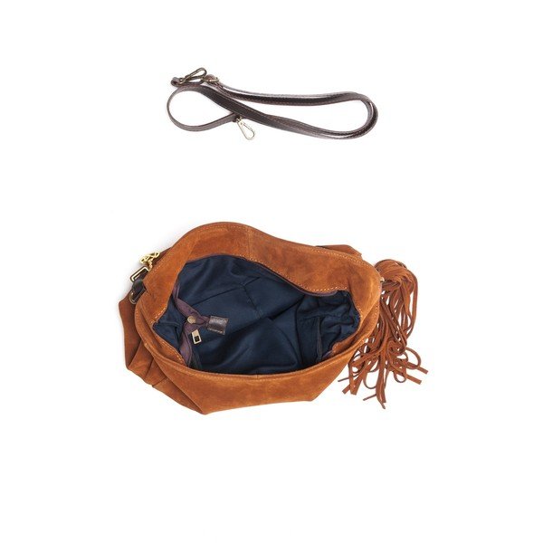Ādas rokassoma Mangotti 8004 Cognac-image-4