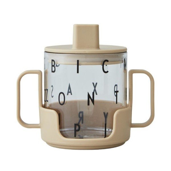 Bēša bērnu krūze Design Letters Grow With Your Cup