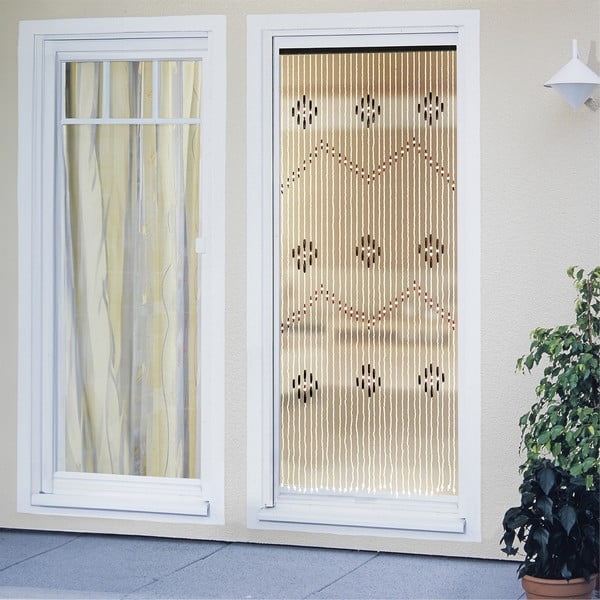 Dabīga toņa bambusa aizkars durvīm 90x200 cm – Maximex-image-2