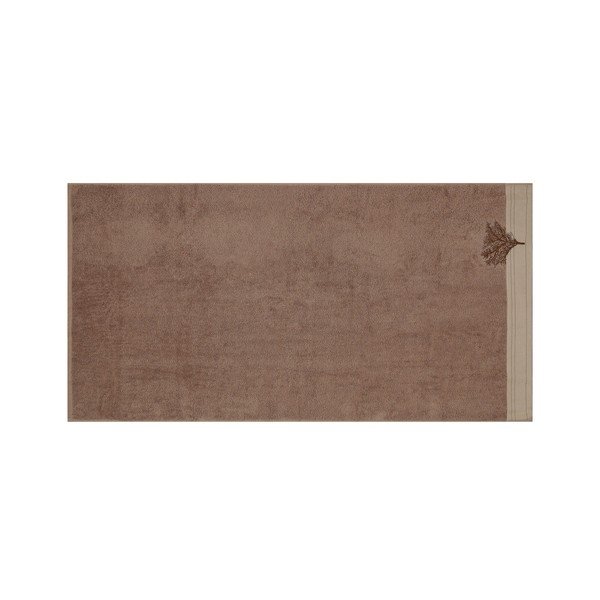 2 brūnu kokvilnas dvieļu komplekts Infinity, 70 x 140 cm-image-1