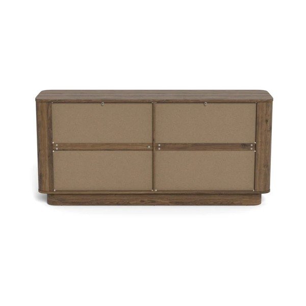 Tumša dabīga toņa kumode ar ozolkoka imitāciju 160x75x40 cm Atmore – Actona-image-3