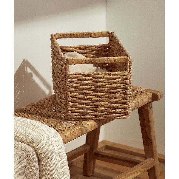 Uzglabāšanas grozs no ūdens hiacintes 25x35x27,5 cm Words – Kave Home-image-1