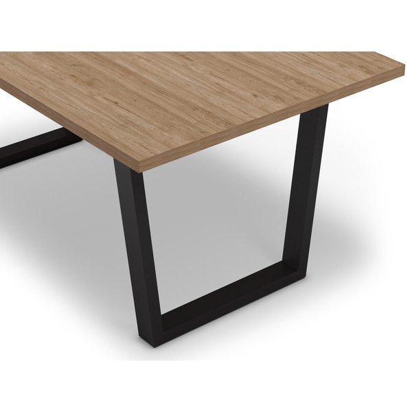 Ēdamgalds ar ozolkoka imitācijas galda virsmu 100x180 cm Francesca – Marckeric-image-4