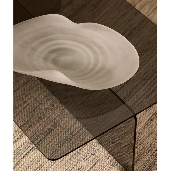 Stikla dekoratīva bļoda 56x26 cm Ondaro – Kave Home-image-1