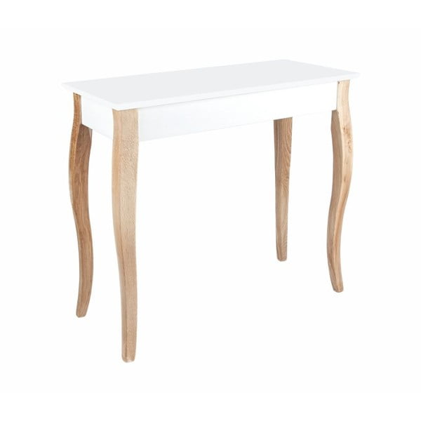 Balts tualetes galdiņš ar spoguli Ragaba Dressing Table, garums 85 cm-image-3