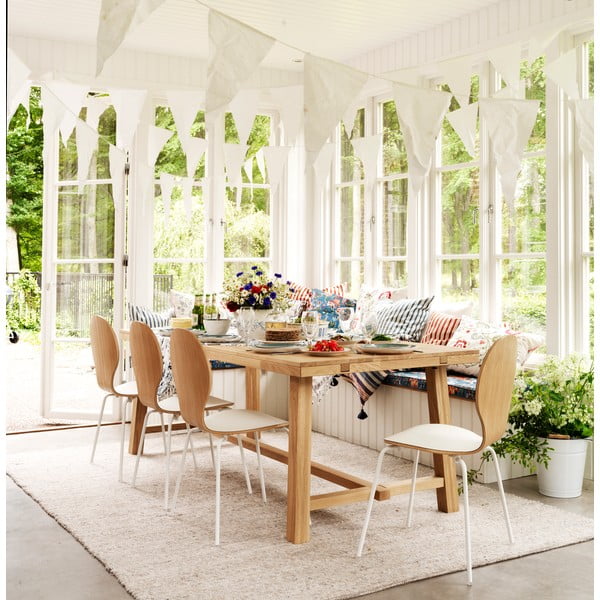 Ēdamgalds no pulēta ozolkoka Rowico Brooklyn, 220 x 95 cm-image-1