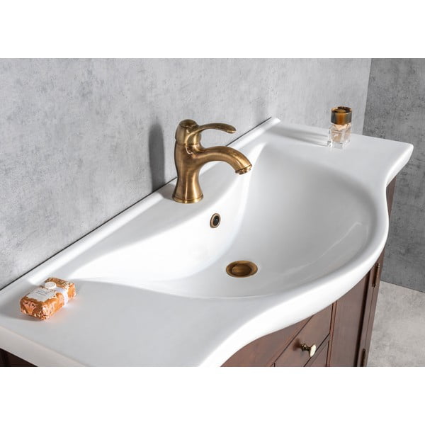 Bronzas krāsas stāvošs jaucējkrāns izlietnei Kirké – Sapho-image-2