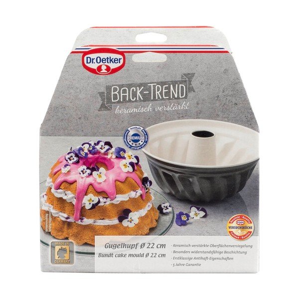 Tērauda kēksa panna ar keramikas virsmu Dr. Oetker, ø 22 cm-image-2