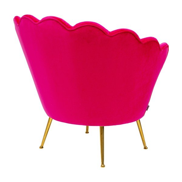 Rozā samta krēsls Kare Design Water Lily-image-3
