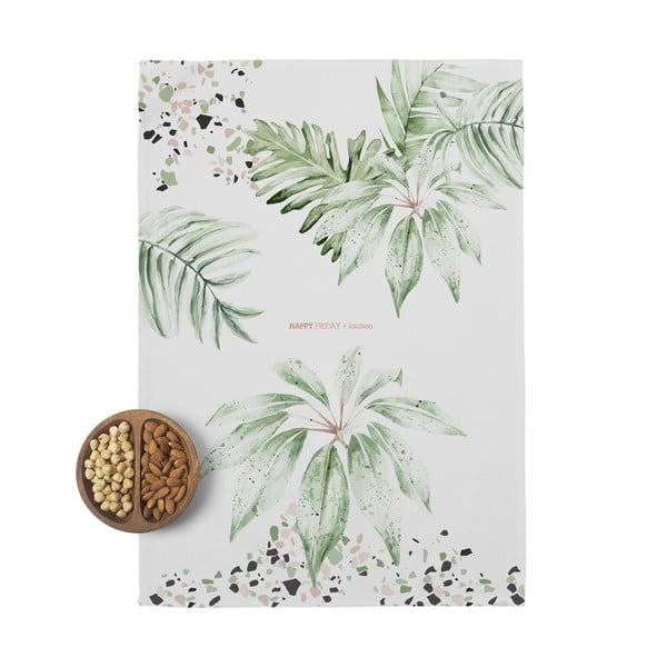 2 kokvilnas virtuves dvieļu komplekts Happy Friday Basic Delicate, 70 x 50 cm-image-3