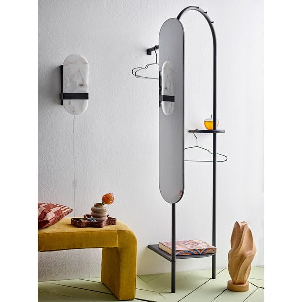 Melns metāla drēbju pakaramais statīvs Belen – Bloomingville-image-1