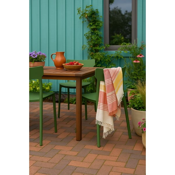 Zaļš plastmasas dārza krēsls Biá – Bonami Essentials-image-1