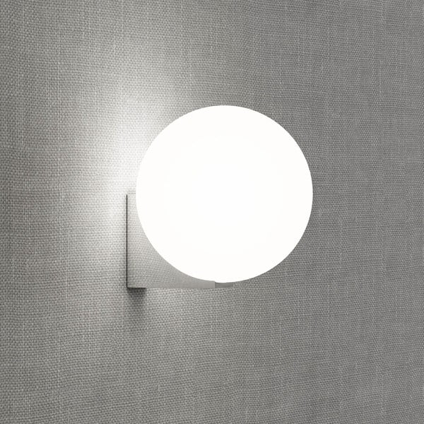 Sienas lampa sudraba krāsā SULION Obi, ø 15 cm-image-2