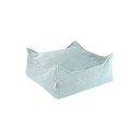 Piparmētru zaļš velveta bērnu sēžammaiss Square – Wigiwama