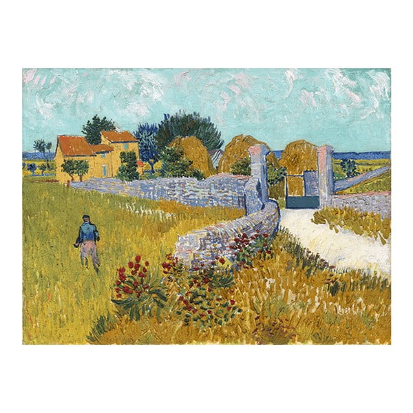 Gleznas reprodukcija Vincent van Gogh – Farmhouse in Provence, 40 x 30 cm