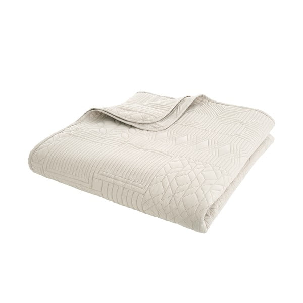 Bēšs stepēts gultas pārklājs 220x230 cm Folkstone Geo – Catherine Lansfield