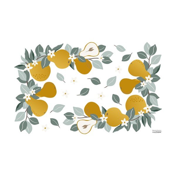 Uzlīmju loksne 64x40 cm Pears Ornaments – Lilipinso