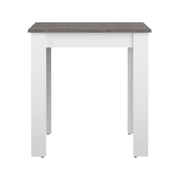Balts ēdamgalds ar betona virsmu 110x70 cm Nice - TemaHome -image-2