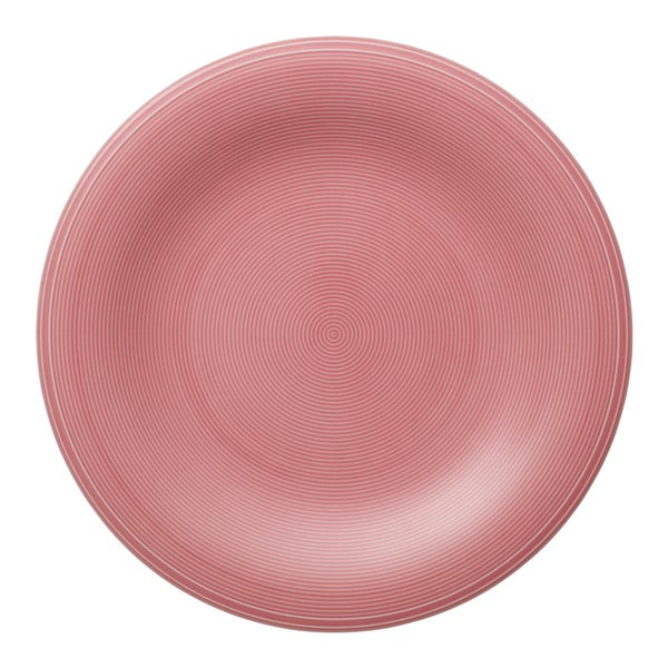 Rozā porcelāna šķīvis Like, Villeroy & Boch Group, 28,5 cm