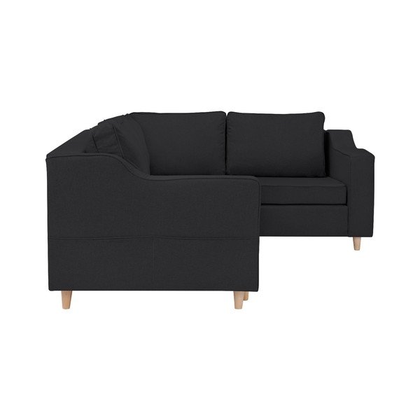 Mazzini Sofas Jonquille tumši pelēks četru sēdvietu dīvāns ar gultu, labais stūris-image-4