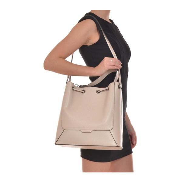 Smilškrāsas ādas rokassomiņa Renata Corsi Havna-image-2