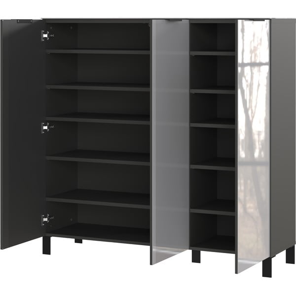 Antracīta pelēks apavu plaukts Ceduna – Germania-image-3