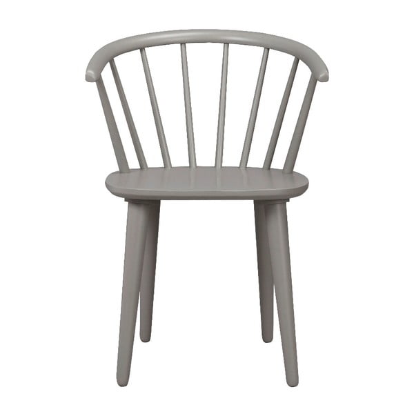 Gaiši pelēks gumijkoka ēdamistabas krēsls Rowico Carmen-image-2