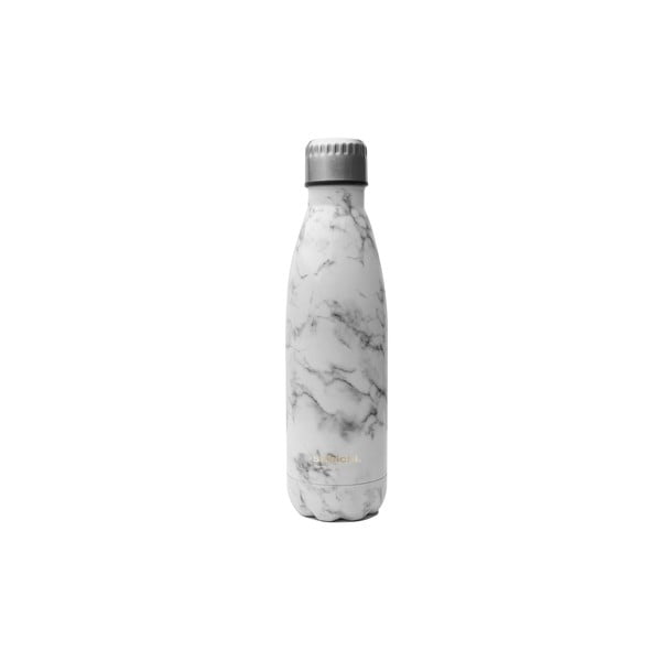 Nerūsējošā tērauda termo pudele ar marmora motīvu Sabichi Stainless Steel Bottle, 450 ml